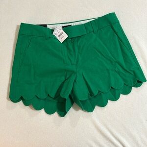 Jcrew scalloped shorts
